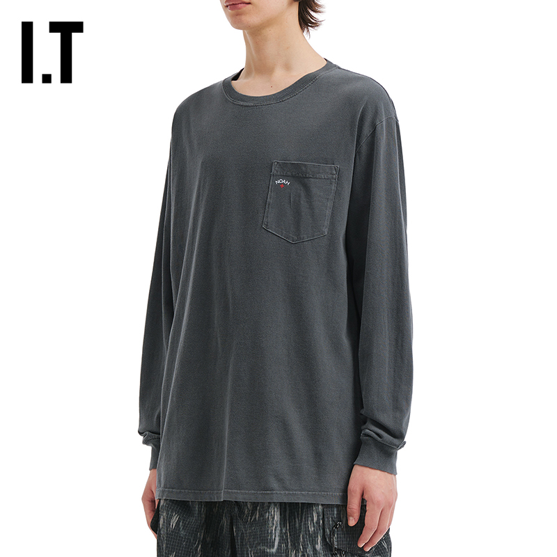 ITNOAH纯色长袖T恤休闲基础款