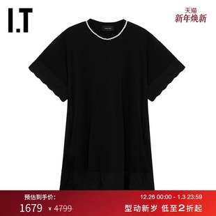 Simone 时尚 Rocha女装 连衣裙新款 气质刺绣边饰短裙7259B3 短袖