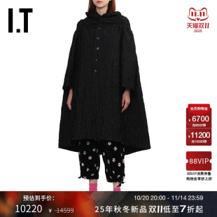 COMME tricot des GARCONS女装 饰廓形长大衣 满幅花朵装 CDG