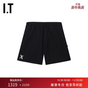 XXX男装 SELECTION 松紧腰短裤 新款 25SP01MP 简约休闲直筒裤 GOD