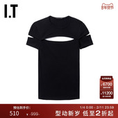 T恤新款 性感时髦挖剪镂空内搭1510XM 修身 短袖 HELMUT LANG女装