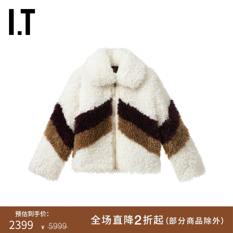 ITPERFECTMOMENT长毛绒夹克