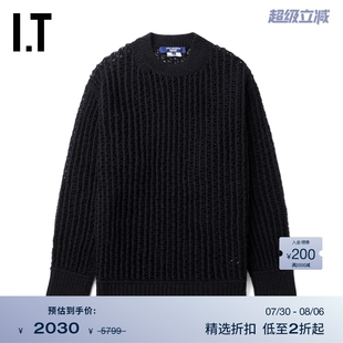 新款 粗织针织衫 WATANABE男装 简约随性镂空薄毛衣N024MN JUNYA