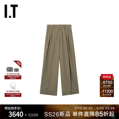 ITERL宽松西装裤长裤简约通勤