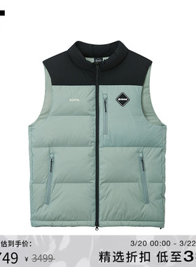 IT F.C.REAL BRISTOL男装羽绒马甲新款潮流酷感绗缝背心252021MP