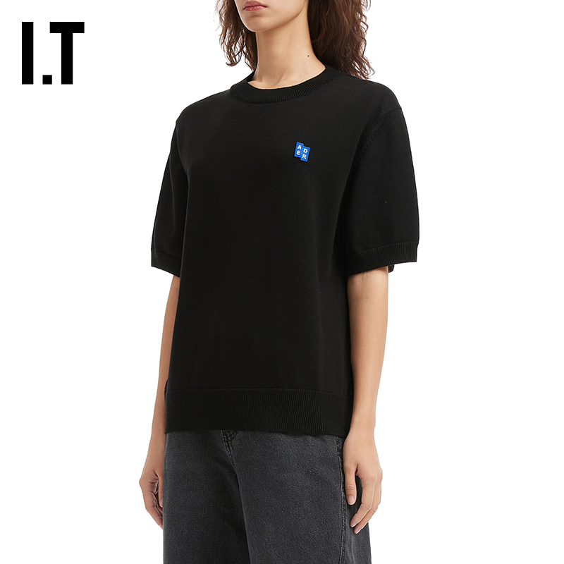 ITADERerror圆领短袖针织衫