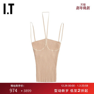 吊带背心新品 ADAMO女装 性感时尚 修身 0875XI 罗纹打底衫 ANDREA