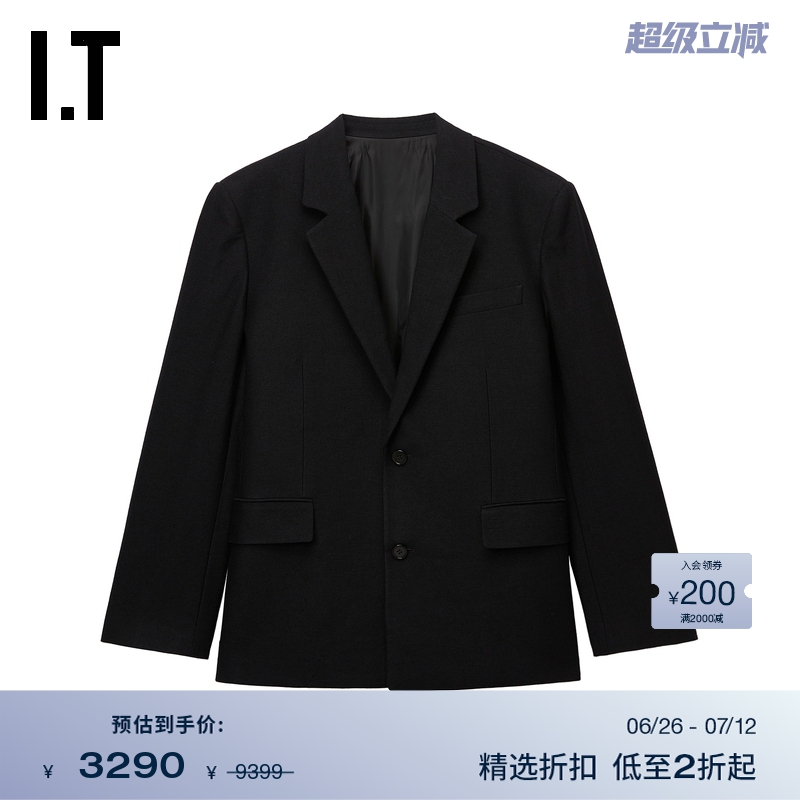 ITJUUN.J纯色西装夹克
