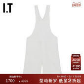 des CDG BLACK情侣款 COMME HOMME 七分裤 GARÇONS 纯色背带裤