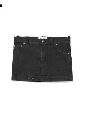 IT ACT NO.1女装牛仔短裙新品性感辣妹合身包臀裙一步裙2201XJ