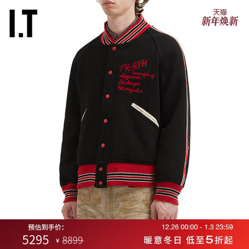 ITNEEDLES棒球夹克美式复古