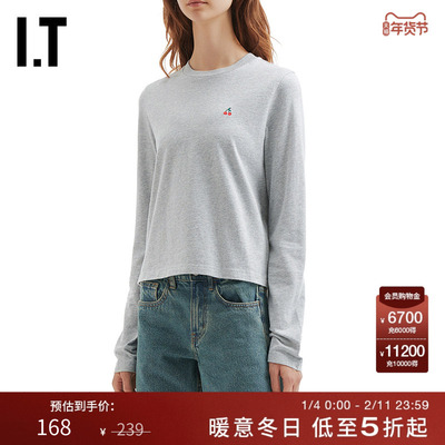 ITWITTHLOVE圆领长袖T恤