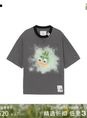IT Mihara Yasuhiro女装短袖T恤新款个性潮趣宽松印花半袖771BLXQ