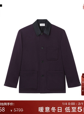 IT MARKAWARE男装翻领工装夹克新款复古型男工装西装外套1JK01CMP