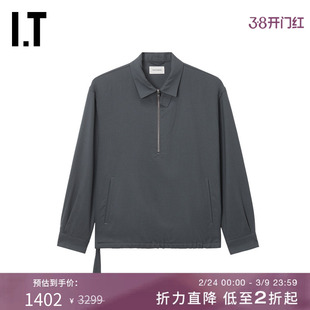 IT MARKAWARE男装半拉链翻领夹克新款时尚简约套头薄外套4BL01CMP