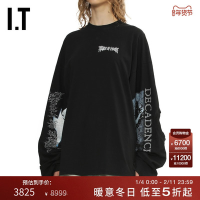 ITVETEMENTS廓形长袖T恤