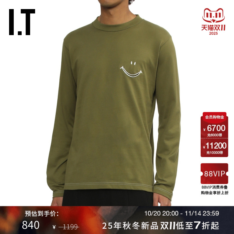 ITMARKAWARE合身长袖T恤