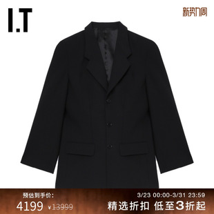 时尚 夹克新款 廓形西装 气场纯色西服外套WA0101XO ALAINPAUL女装