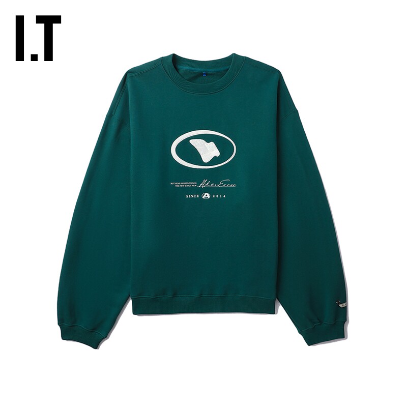IT ADER error女装圆领卫衣新款简约时尚logo装饰套头衫W103GNXL