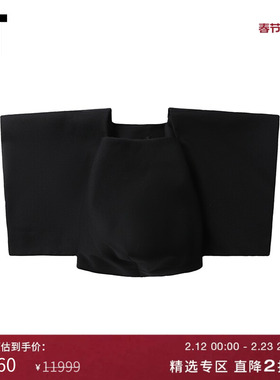 IT CDG COMME des GARÇONS女装立体剪裁廓形纯色上衣新款GLJ004XL