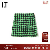 合身半身裙新品 MSGM女装 时髦靓丽撞色千鸟格A字短裙09207AJ