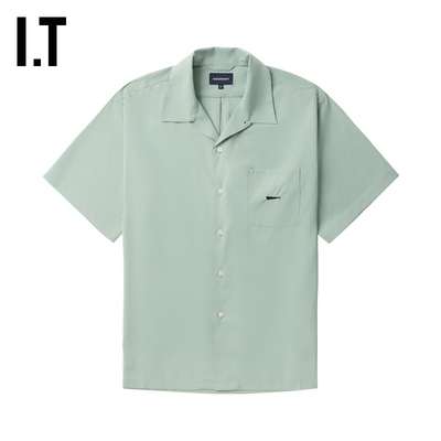ITDESCENDANT纯色短袖衬衫