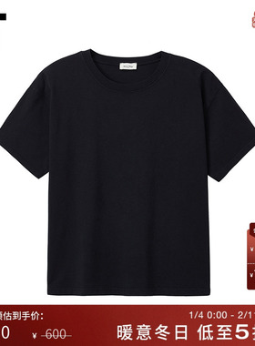 IT American Vintage女装短袖T恤新款简约基础款圆领半袖02AH25XP