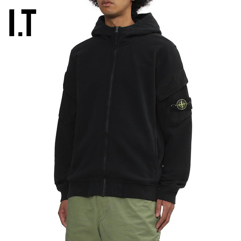 ITSTONEISLAND连帽拉链卫衣
