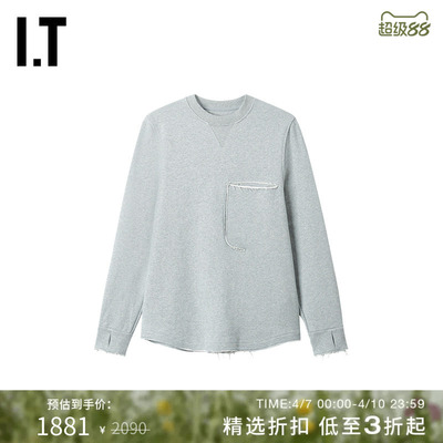 ITNULLUS圆领卫衣简约质感