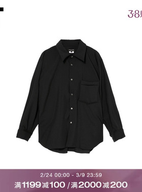 IT CDG COMME des GARCONS HOMME PLUS男装纯色长袖衬衫时尚通勤