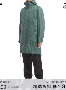 IT C.P.COMPANY男装中长款连帽薄大衣新款潮流户外风外套10400AOP