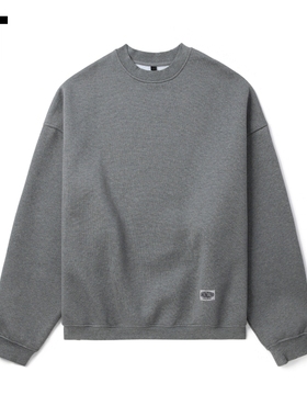 IT GROUNDZERO情侣款廓形圆领卫衣新款随性潮流宽松套头衫2063HO0