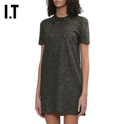 ITA.P.C.polo领短袖连衣裙