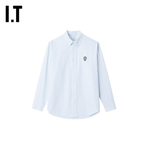 ITSUNFLOWER竖条纹长袖衬衫