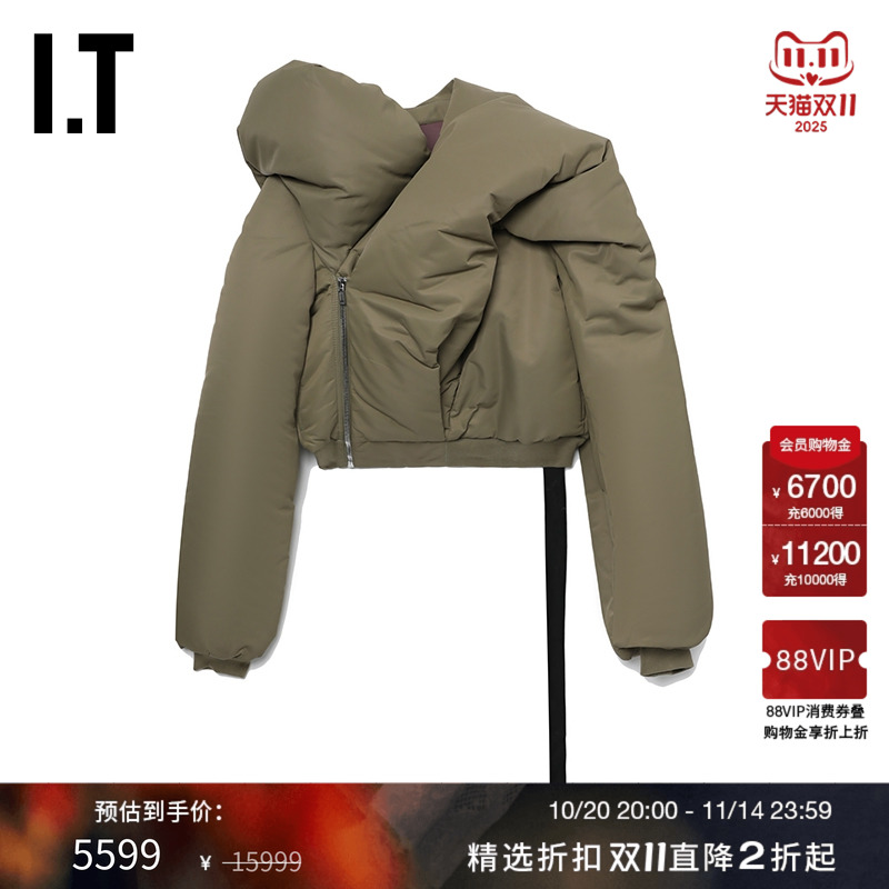 ITDRKSHDW廓形拉链夹克
