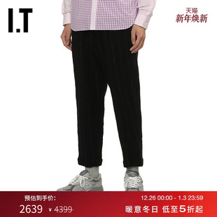 DEUX男装 COMME 露踝裤 裤 条纹毛呢西装 HOMME GARCONS des CDG