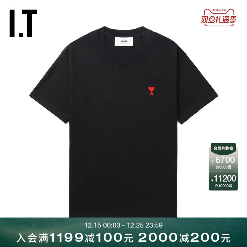 ITAMI圆领短袖T恤基础日常款