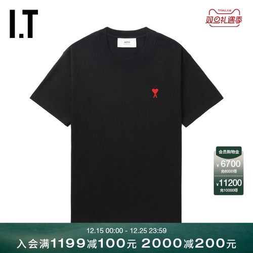 ITAMI圆领短袖T恤基础日常款