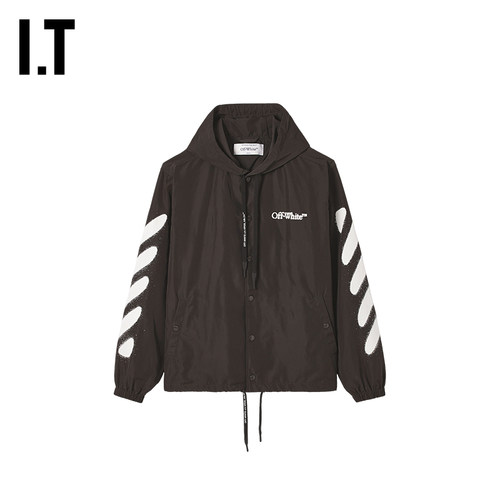 OFF-WHITE™连帽排扣夹克