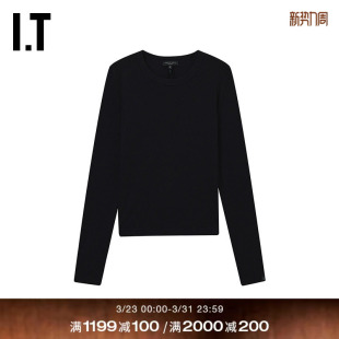 bone女装 修身 简洁纯色内搭打底衫 rag 0A25XQ 时尚 T恤新款 长袖