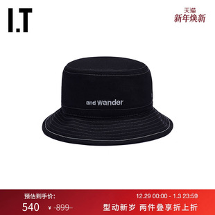 平顶渔夫帽新款 wander男款 山系户外风盆帽帽子986246MP and