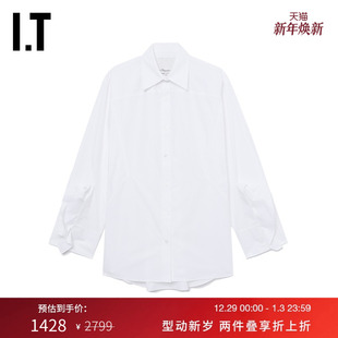 Lim女装 长袖 衬衫 时尚 Phillip 新款 解构感拼接衬衣20207LXM 3.1