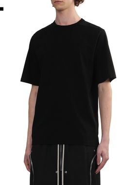 IT Rick Owens男装圆领短袖T恤新款简约基础款纯色半袖5232JAMO