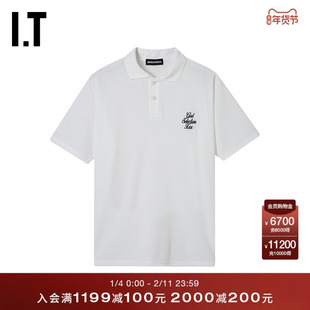 IT GOD SELECTION XXX男装短袖polo衫新款简约休闲风半袖26CS01MQ