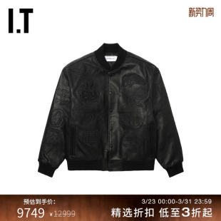 棒球服皮衣皮夹克外套 新款 OFF WHITE™情侣装