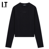 JACQUEMUS女装 短款 合身长袖 T恤新款 简约基础款 打底衫 1JS155XO