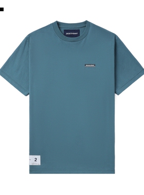 IT DESCENDANT男装宽松短袖T恤新款休闲日系图案装饰半袖STM10SMN