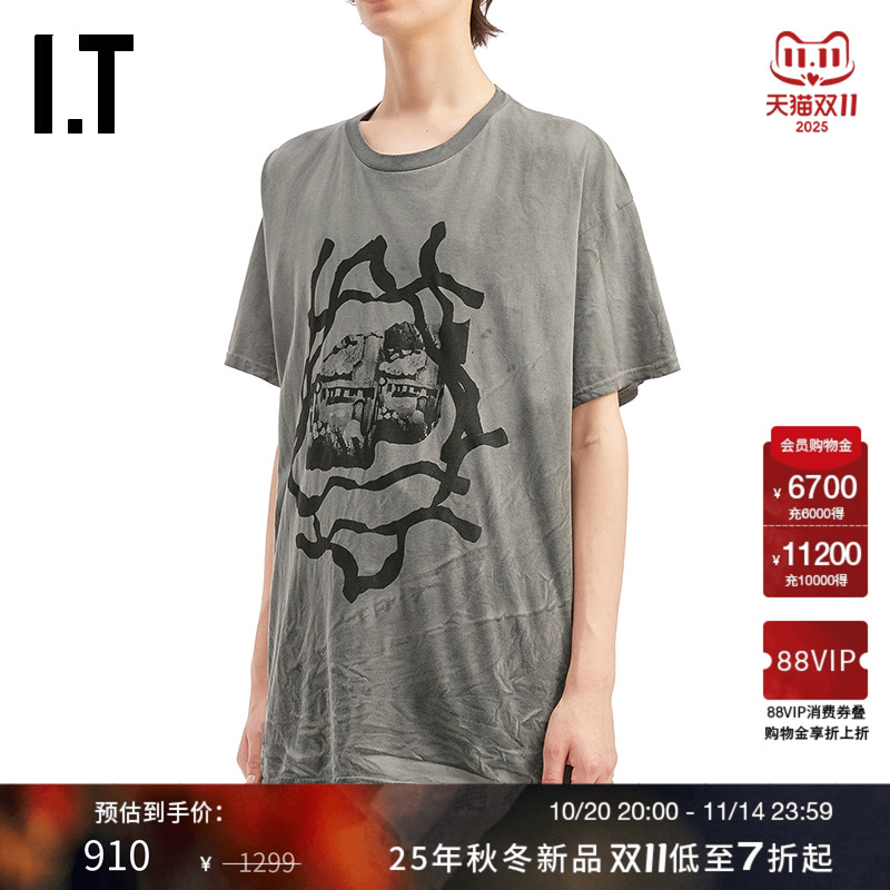 ITWESTFALL宽松短袖T恤