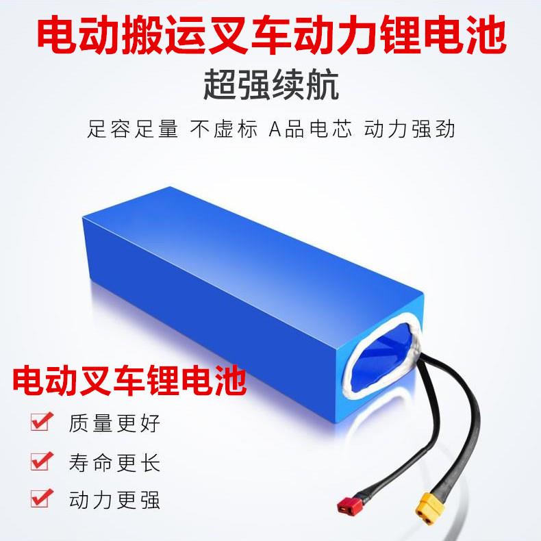 定制电动叉车动力锂电池地牛车搬运车24V/48V20A专用锂电池15A30a