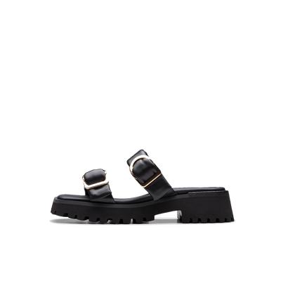 clarks厚底学院金属时尚女鞋凉鞋